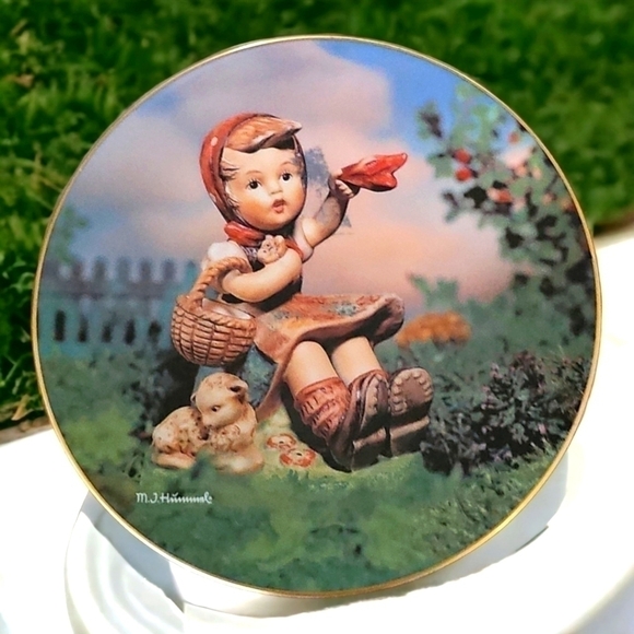 MJ Hummel Sommer Ade Goodbye Summer Gobel porcelain plate 8" - Picture 1 of 8